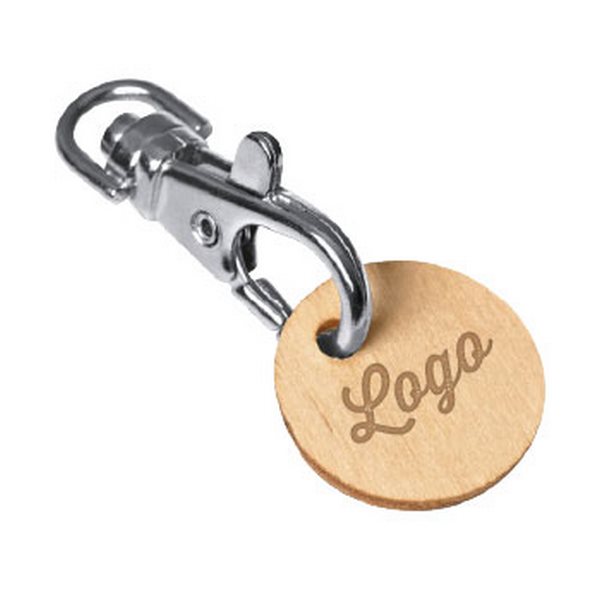 Jetons de caddie bois personnalisable Made in France - 2