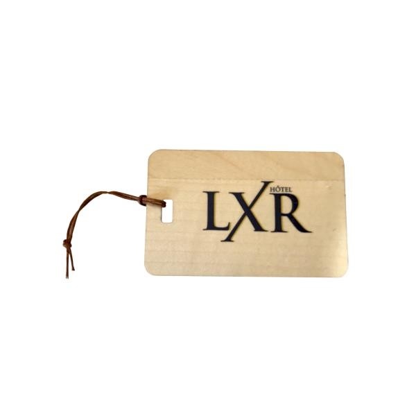 Etiquette bagage en bois personnalisable Made in France -