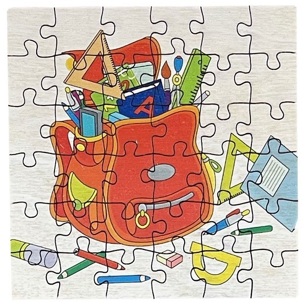Puzzle français bois 12 pièces personnalisable -
