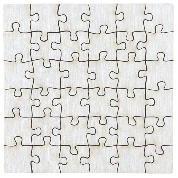 Puzzle français bois 12 pièces personnalisable -
