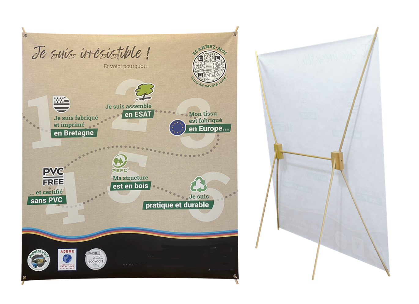 Kakémono RSE double