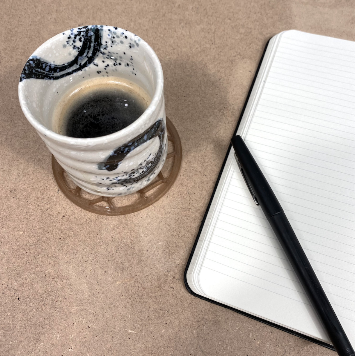 Set de 6 sous-verres fabriqué à partir de drèche de bière - 6