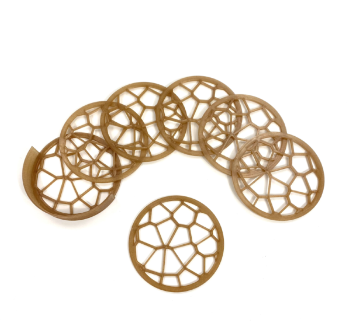 Set de 6 sous-verres fabriqué à partir de drèche de bière - 7