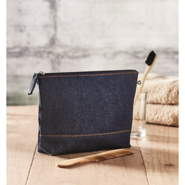 STYLE POUCH  Trousse en denim recyclé -
