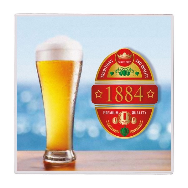 Sous-verre cristal carre Made in France -