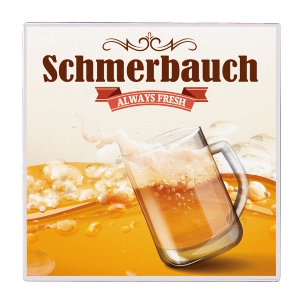 Sous-verre cristal carre Made in France -