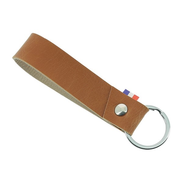 Porte-clés Made in France cuir végétal -