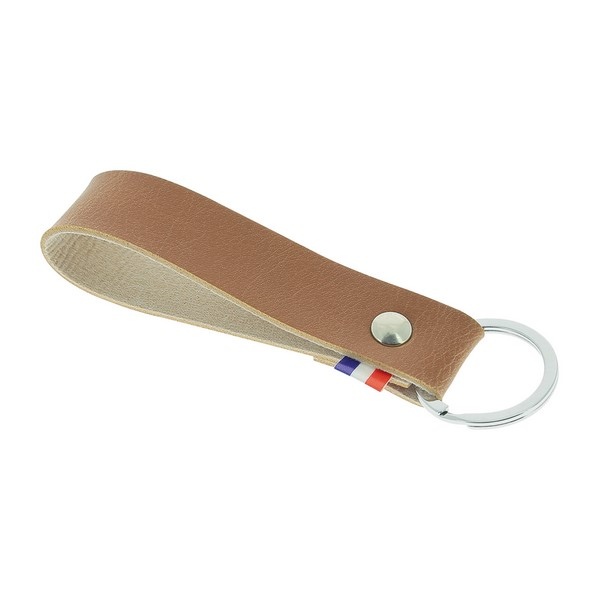 Porte-clés Made in France cuir végétal -
