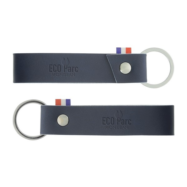 Porte-clés Made in France cuir végétal -