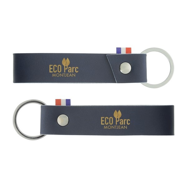 Porte-clés Made in France cuir végétal -