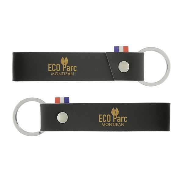 Porte-clés Made in France cuir végétal -