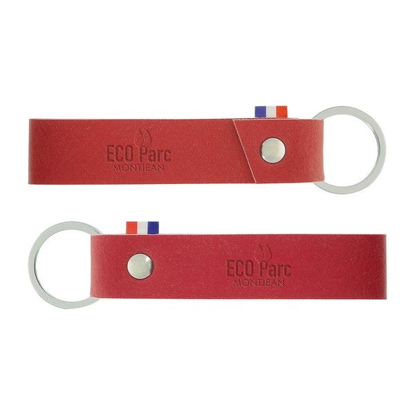 Porte-clés Made in France cuir végétal -