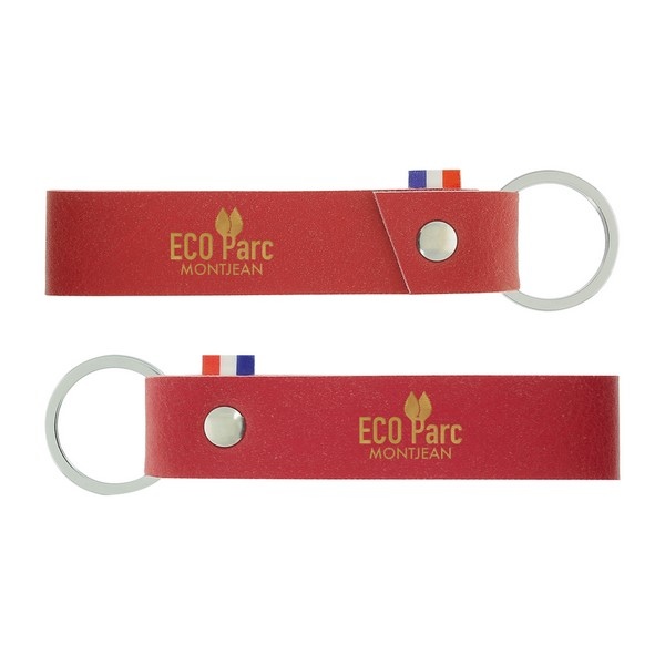 Porte-clés Made in France cuir végétal -