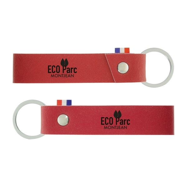 Porte-clés Made in France cuir végétal -