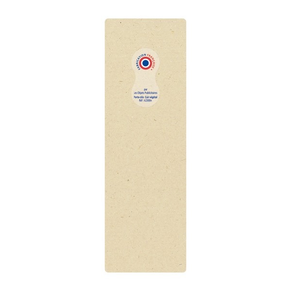 Porte-clés Made in France cuir végétal -