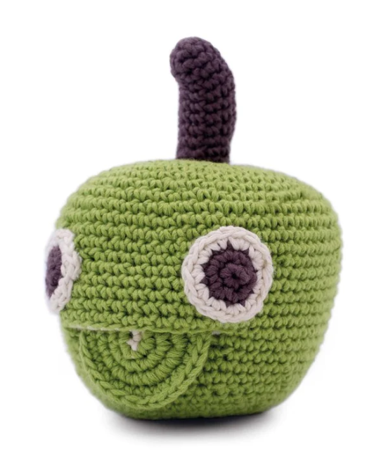 Newton la Pomme en crochet, en coton bio - 2