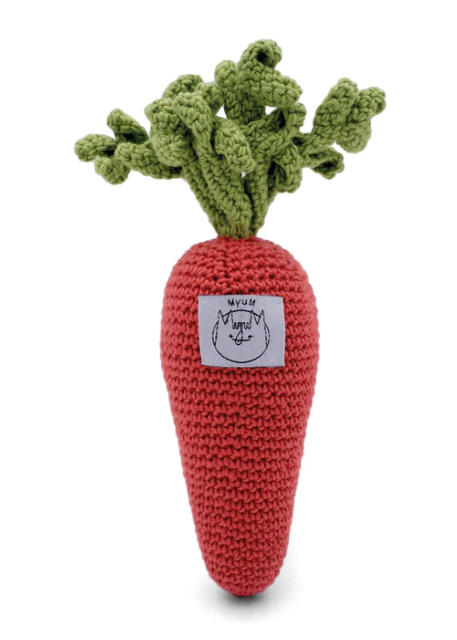 Carotte en crochet, en coton bio - 2
