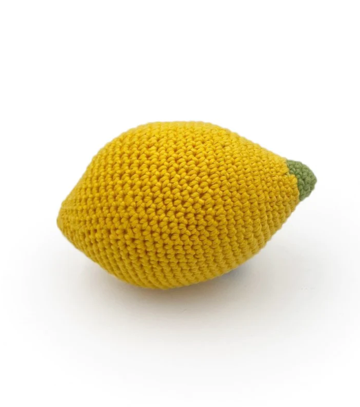 Citron en crochet, en coton bio - 2