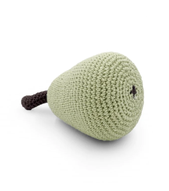Poire en crochet, en coton bio - 2