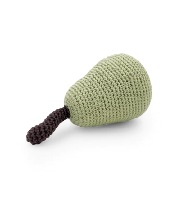 Poire en crochet, en coton bio - 3