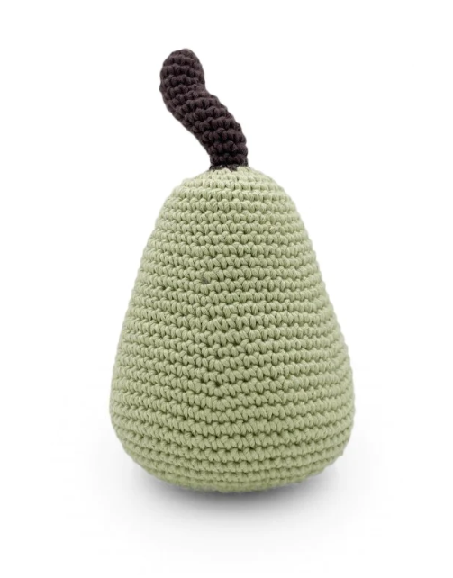 Poire en crochet, en coton bio