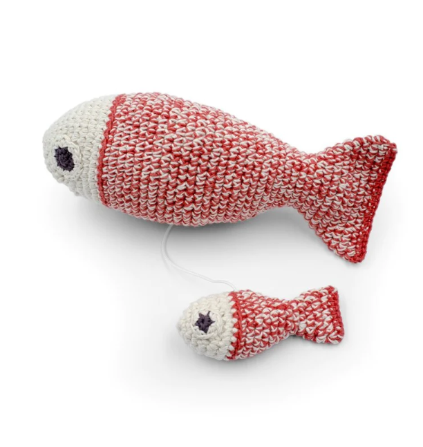 Salomon le Poisson - boite à musique en coton bio - 2