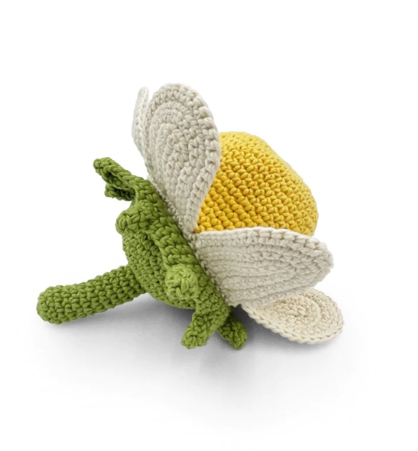 Fraise en crochet artisanal, en coton bio