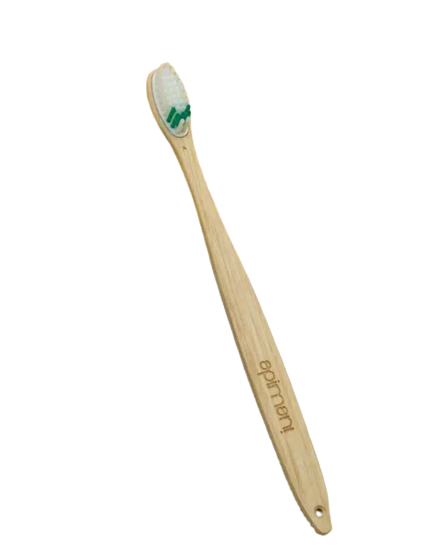 Brosse à dents manche bois réutilisable