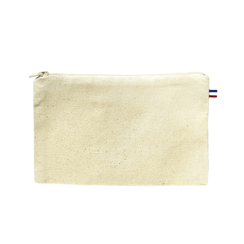 Trousse S naturel en coton bio et recyclé Origine France Garantie - Sylvie