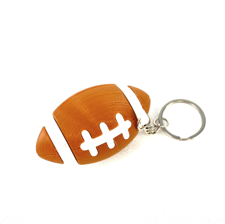 Porte-clés ballon de rugby Made in France Impression 3D