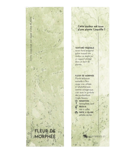 Marque-pages végétal coquelicot