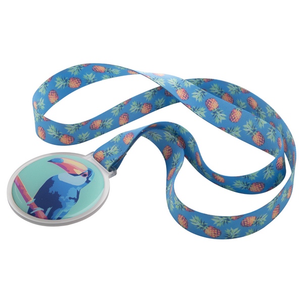 Tour de cou rPET avec médaille -