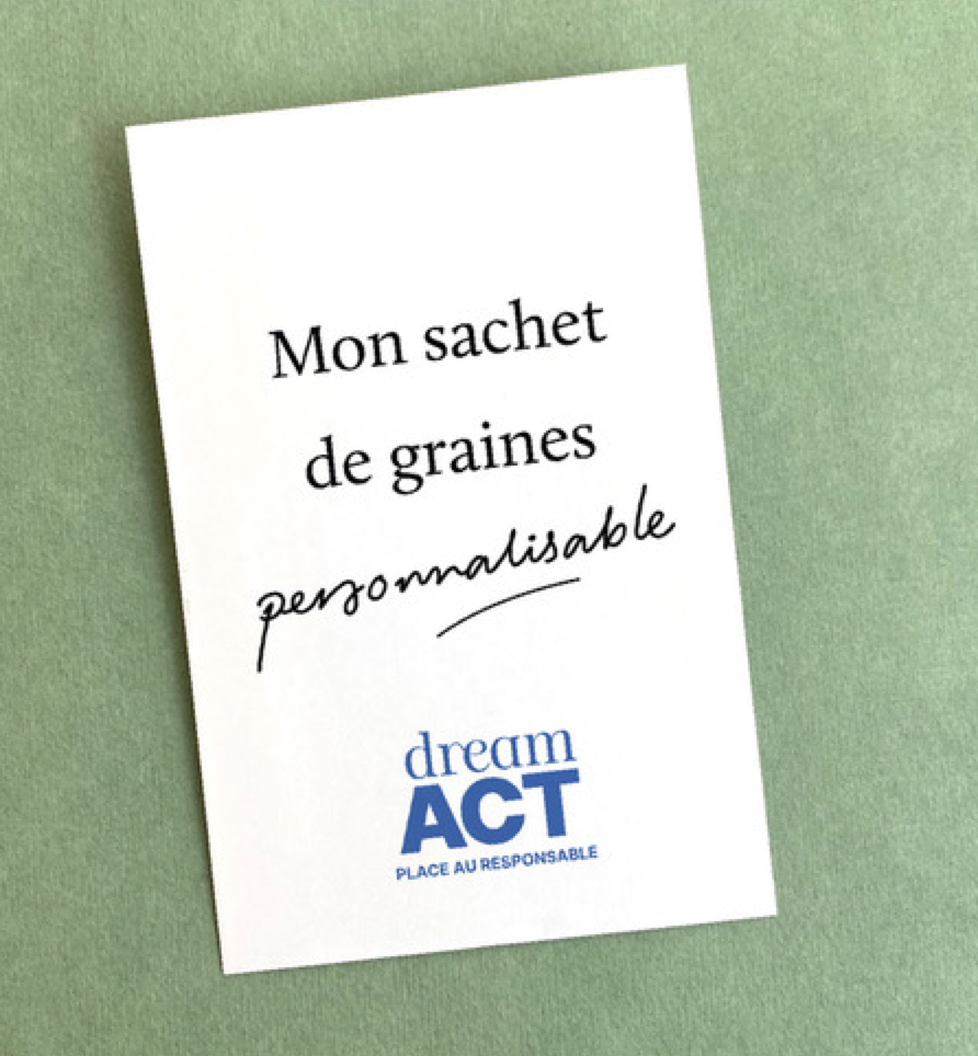 Sachet de graines biologiques personnalisable - 3