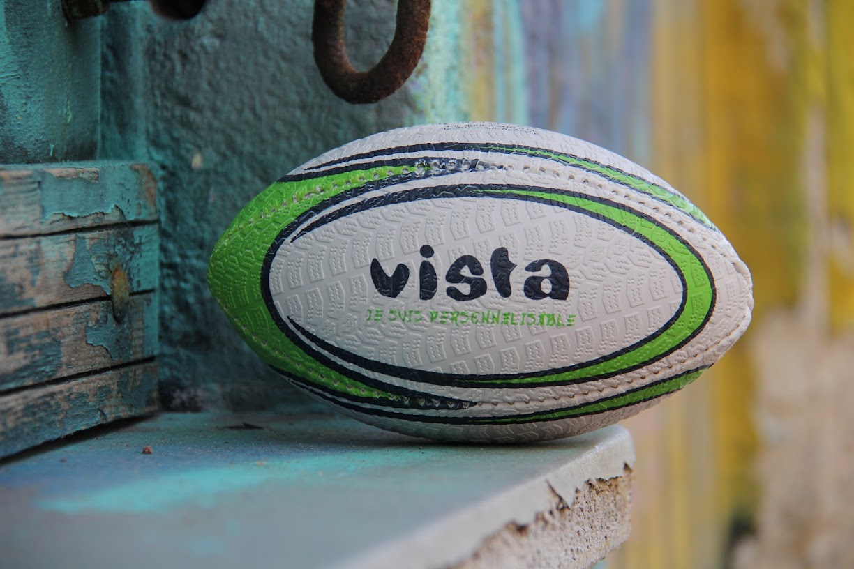 Ballon de rugby mini en matières recyclées (T1) - 1