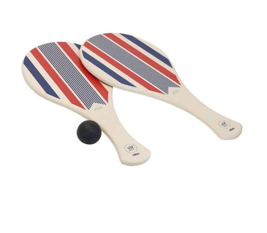 Raquette de plage personnalisable en bois - 2