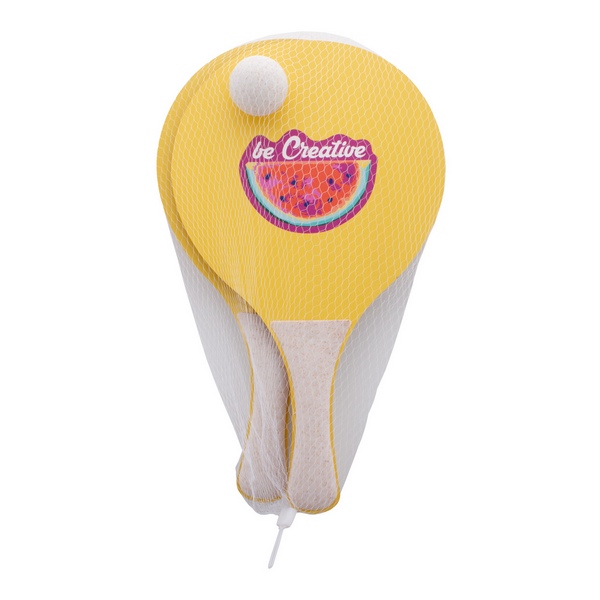 Jeu tennis de plage personnalisé -