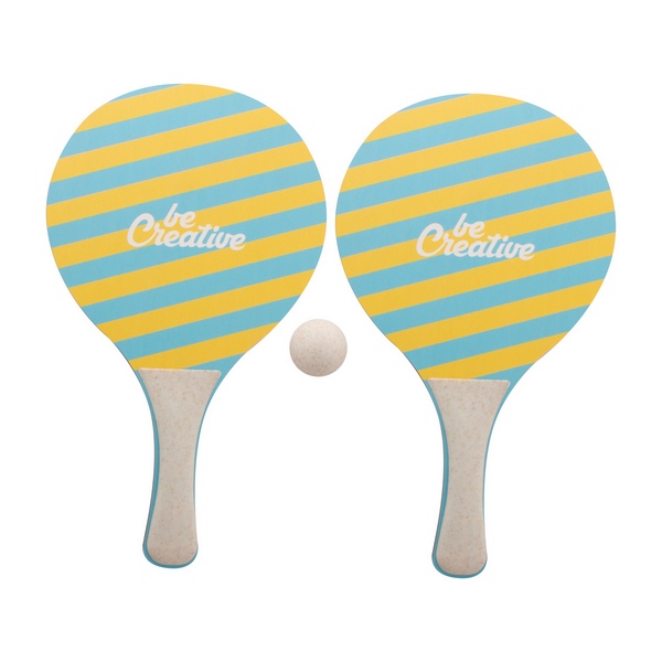 Jeu tennis de plage personnalisé -