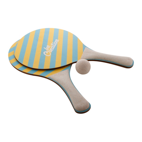 Jeu tennis de plage personnalisé -