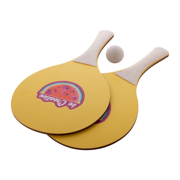 Jeu tennis de plage personnalisé -