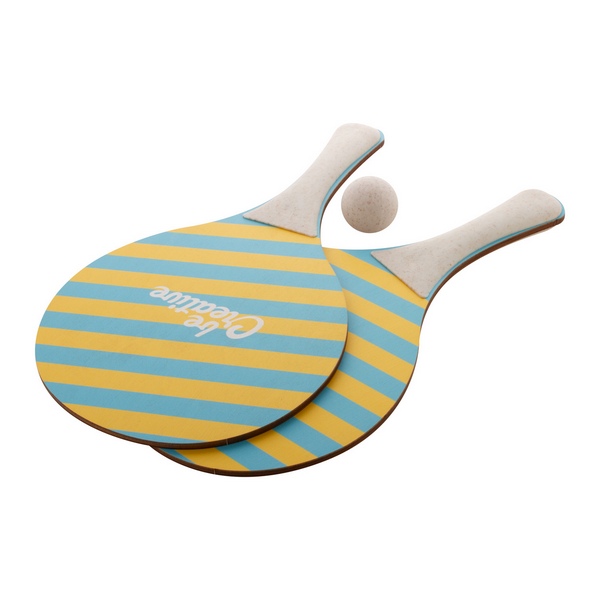 Jeu tennis de plage personnalisé -