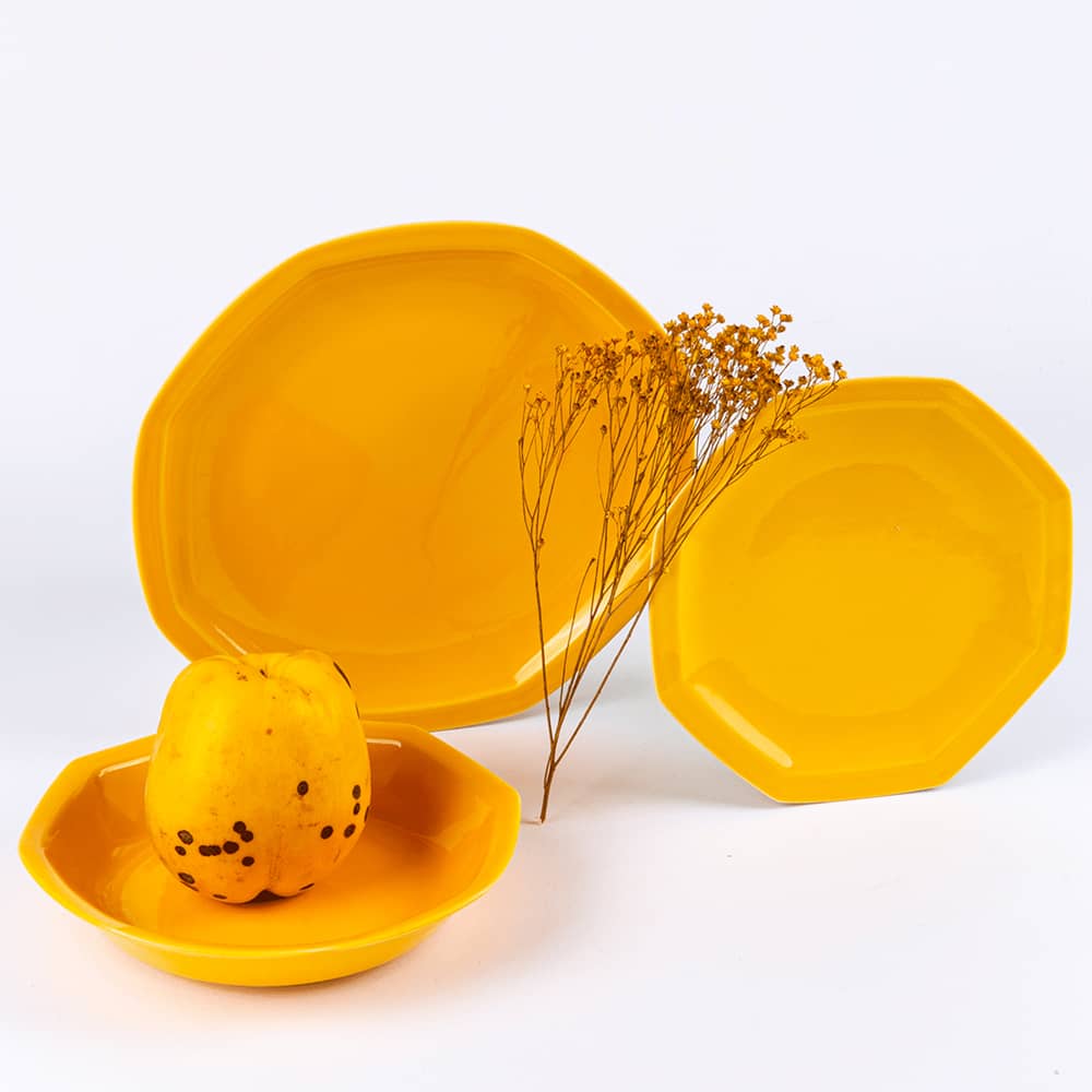 Assiette creuse octogonale 19 cm - 7