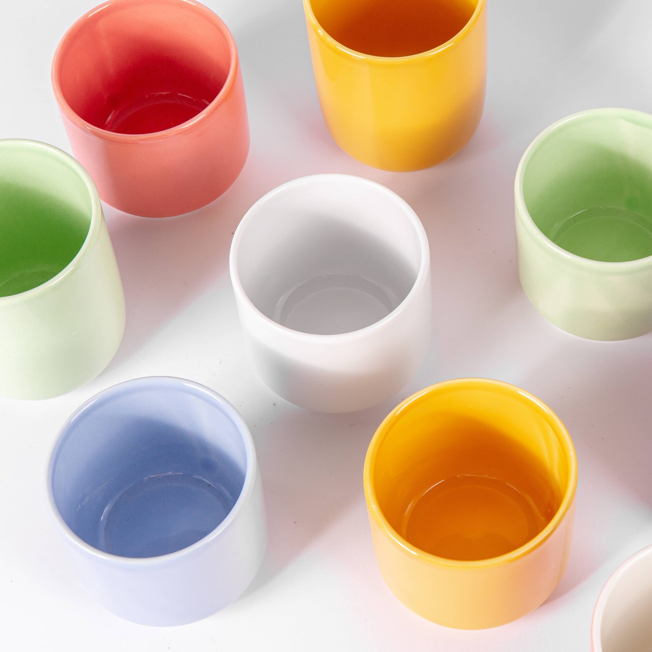 Tasse à café sans anse en porcelaine - 3