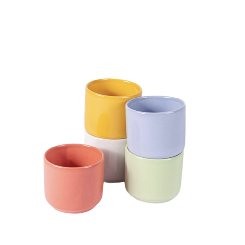 Tasse à café sans anse en porcelaine