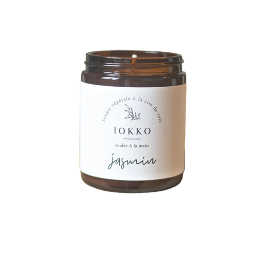 Bougie à la cire de soja au jasmin