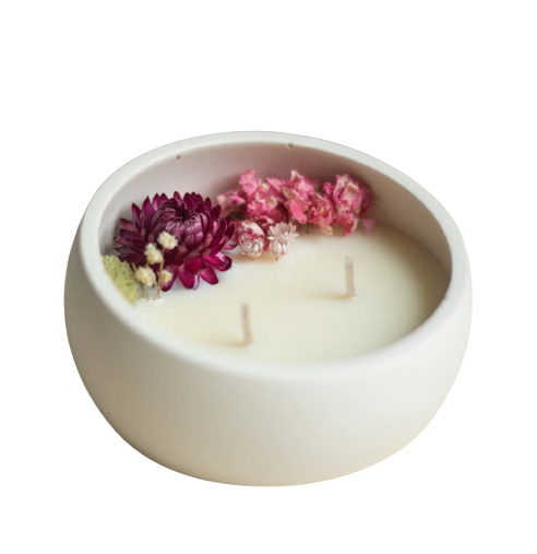 Bougie à la cire de soja fleur de cerisier