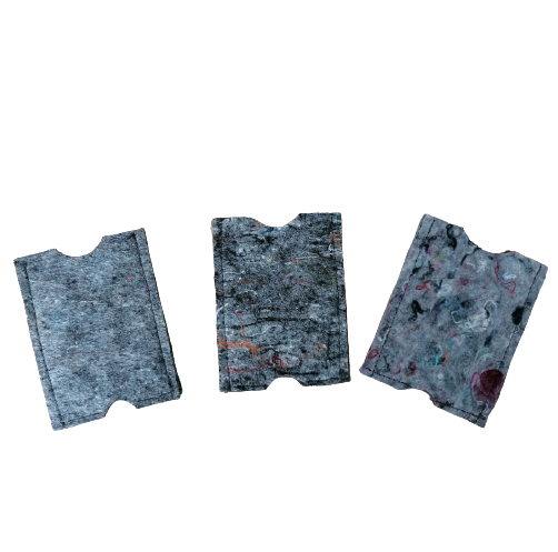 Porte cartes rectangulaire et carré upcyclé Made in France