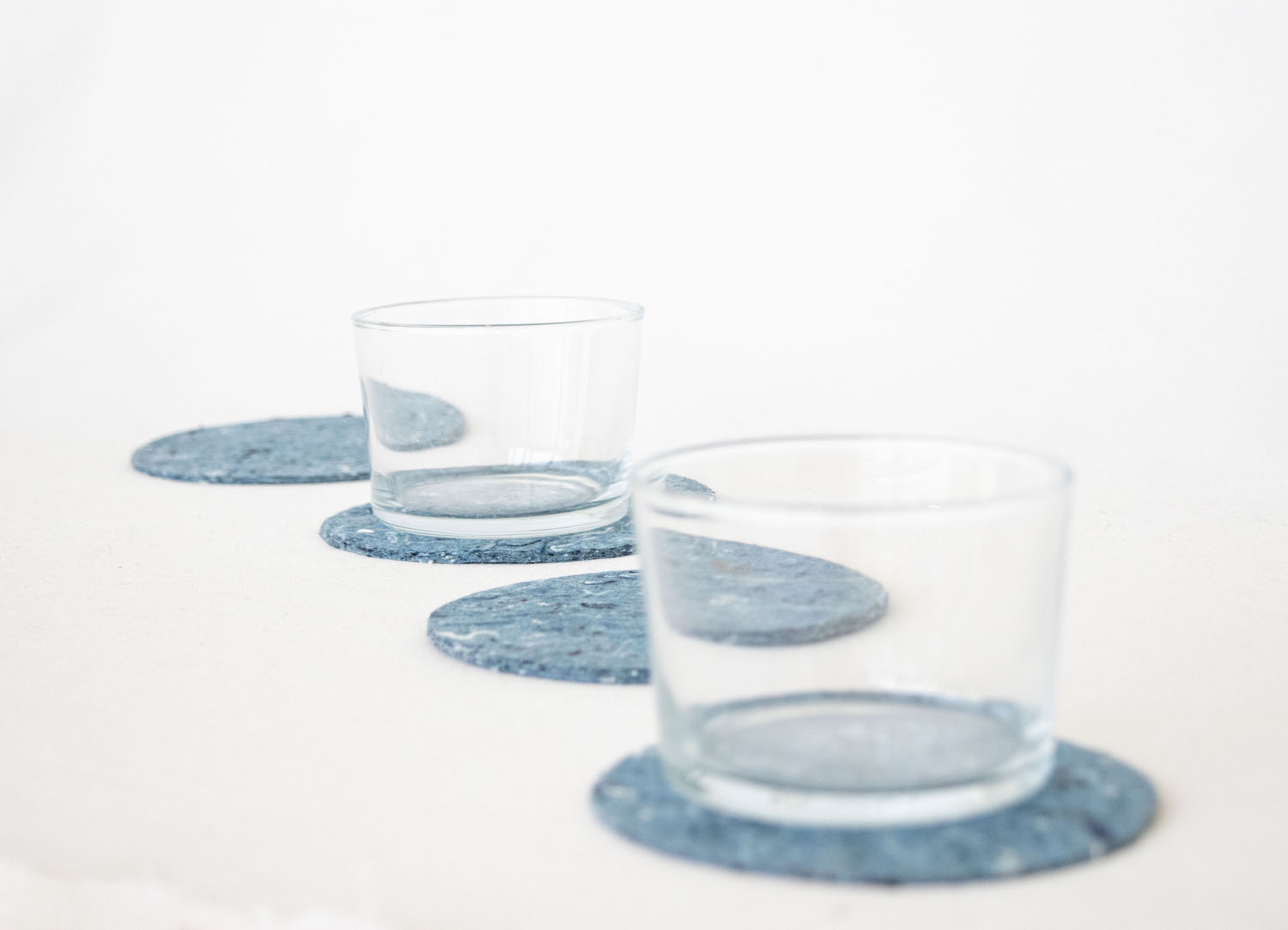 Sous verres upcyclés Made in France - 3