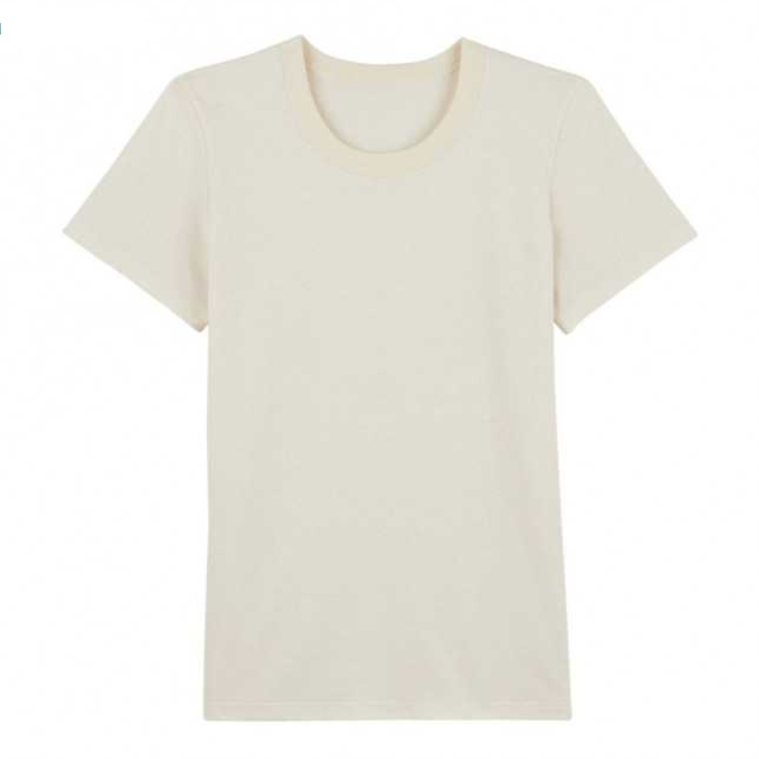 Tee-shirt jersey en coton bio et recyclé 190 gr Made in France