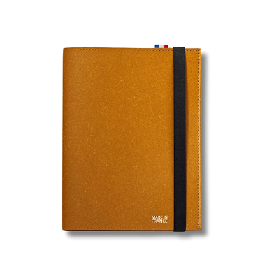 Etui agenda A5 cuir recyclé Made in France