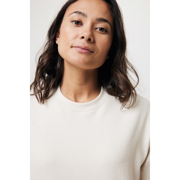 Pull à col rond en coton recyclé non teinté Iqoniq Denali - 9